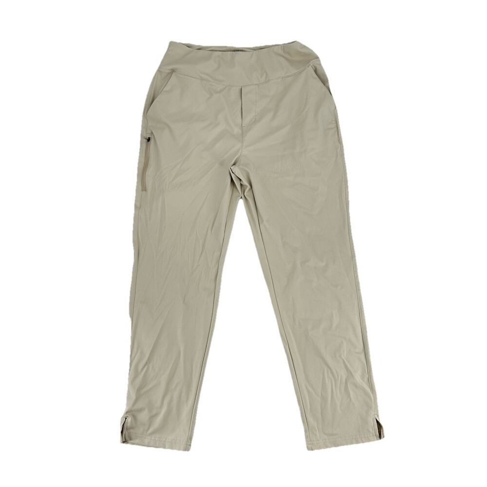 YYV Medium Women Stretch Work Golf Ankle Dress Pants Zip Pockets 24.5” In 28-26